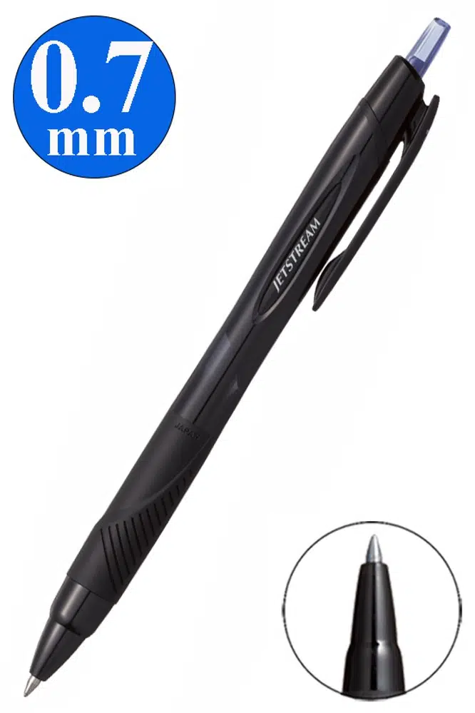 Jel Uçlu Pilot Kalem 1 Adet Uniball Jetstream SXN-157S 0.7 mm Roller Basmalı Pilot Kalem Roller Uçlu Likit Mürekkepli - Mavi