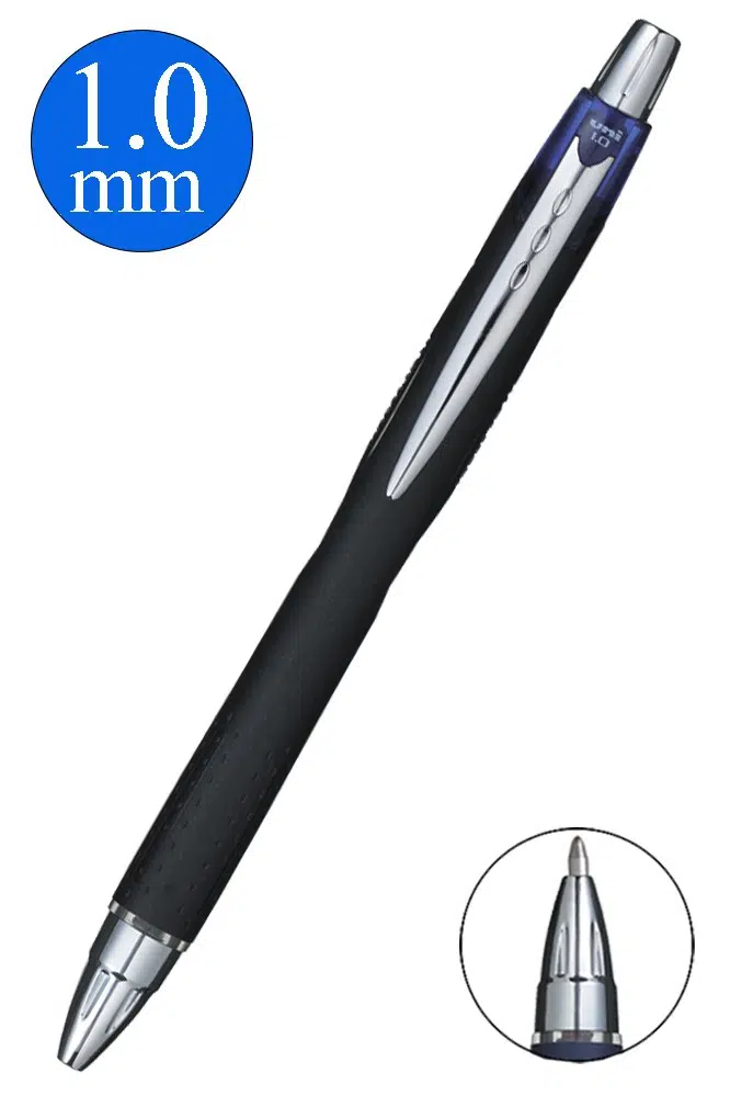 Jel Uçlu Pilot Kalem 1 Adet Uniball Jetstream SXN-210 1.0 mm Roller Basmalı Pilot Kalem Roller Uçlu Likit Mürekkepli - Mavi