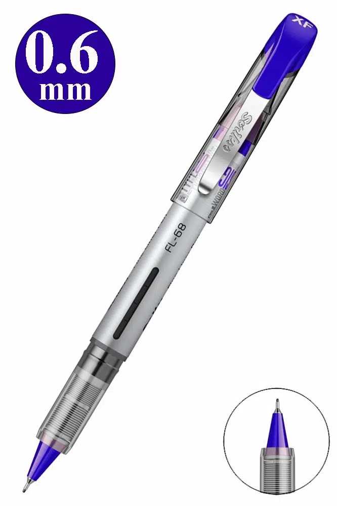 Pilot Kalem FL-68 1 Adet Scrikss Fine Liner Pilot Kalem 0.6mm Fineliner Uçlu Pilot Kalem İnce Su Bazlı Mürekkepli Pilot - Mavi